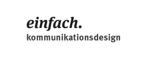 Logo einfach. Kommunikationsdesign