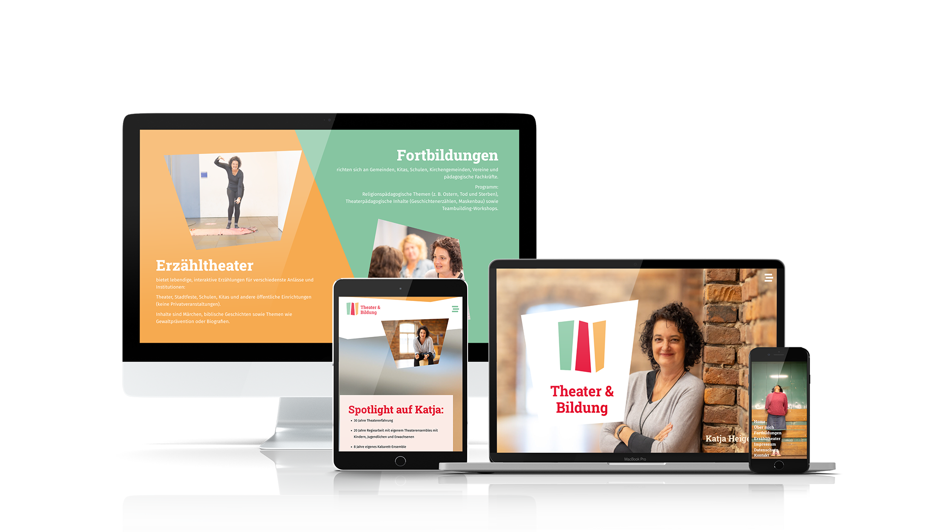 Homepage-Mockup Devices